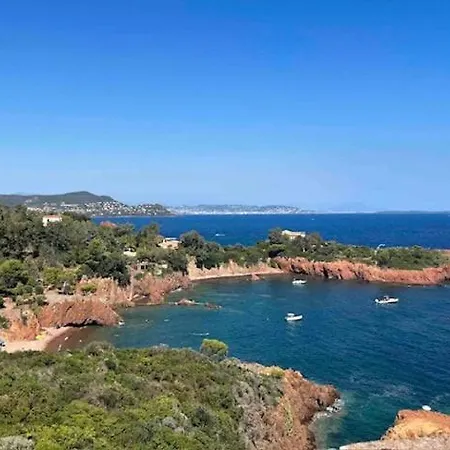 Cap Esterel Magnifique Vue 5 Pers Climatise * Сен-Рафаэль