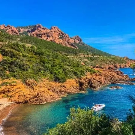 Cap Esterel Magnifique Vue 5 Pers Climatise Lägenhet